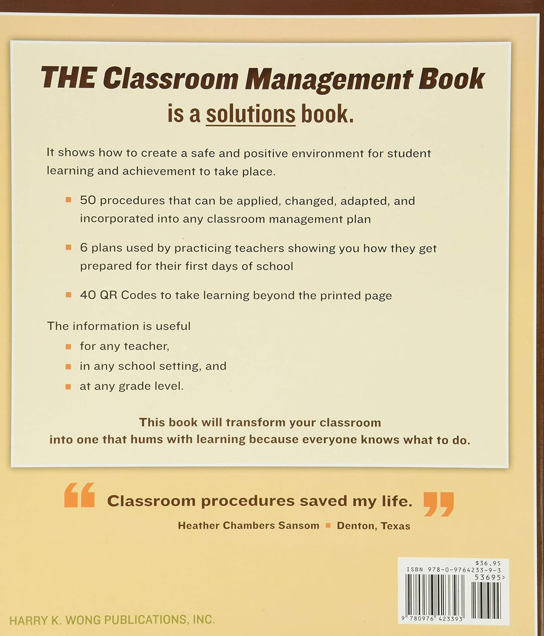 THE Classroom Management Book