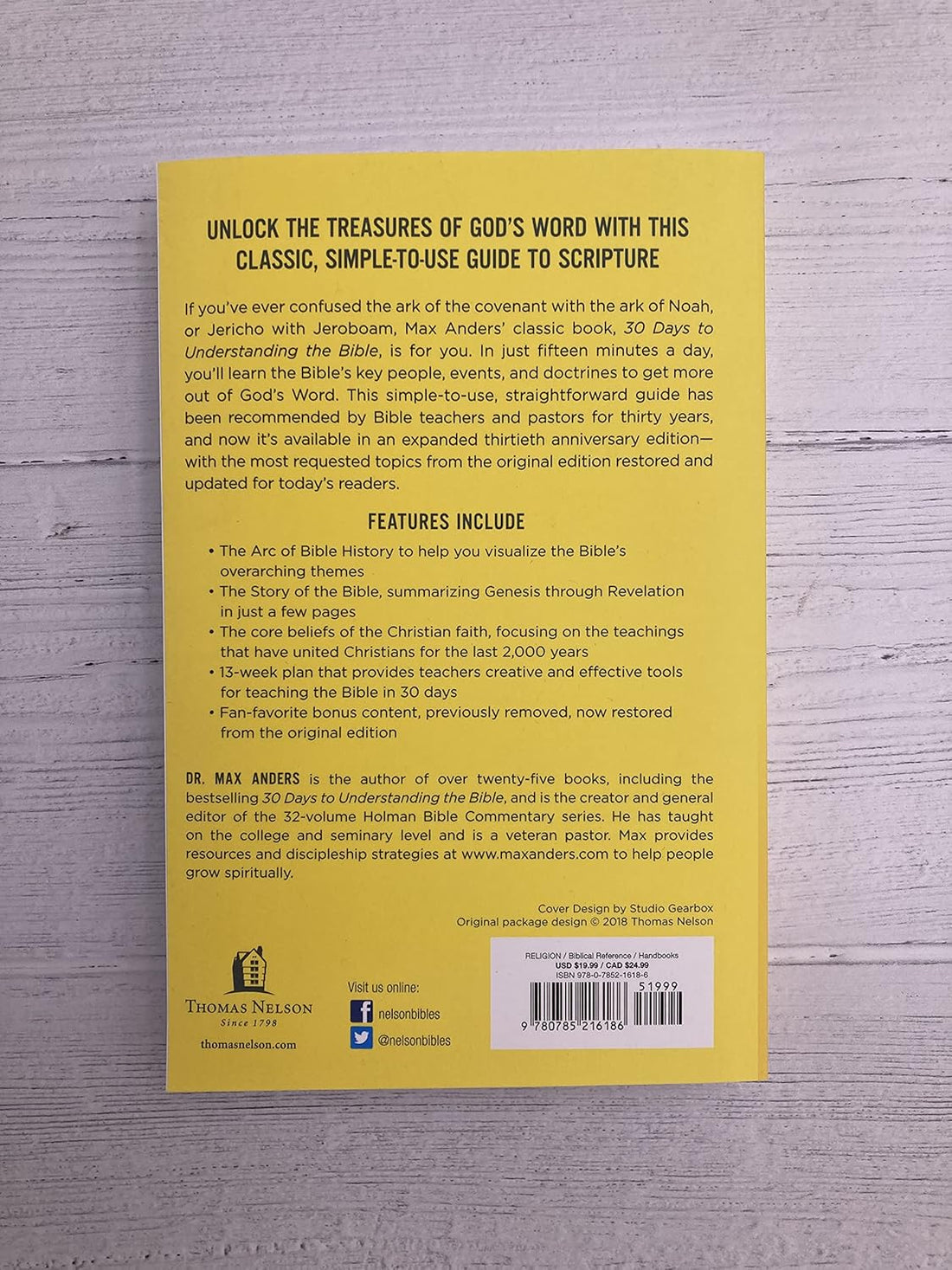 30 Days to Understanding the Bible, 30th Anniversary: Unlock the Scriptures in 15 minutes a day