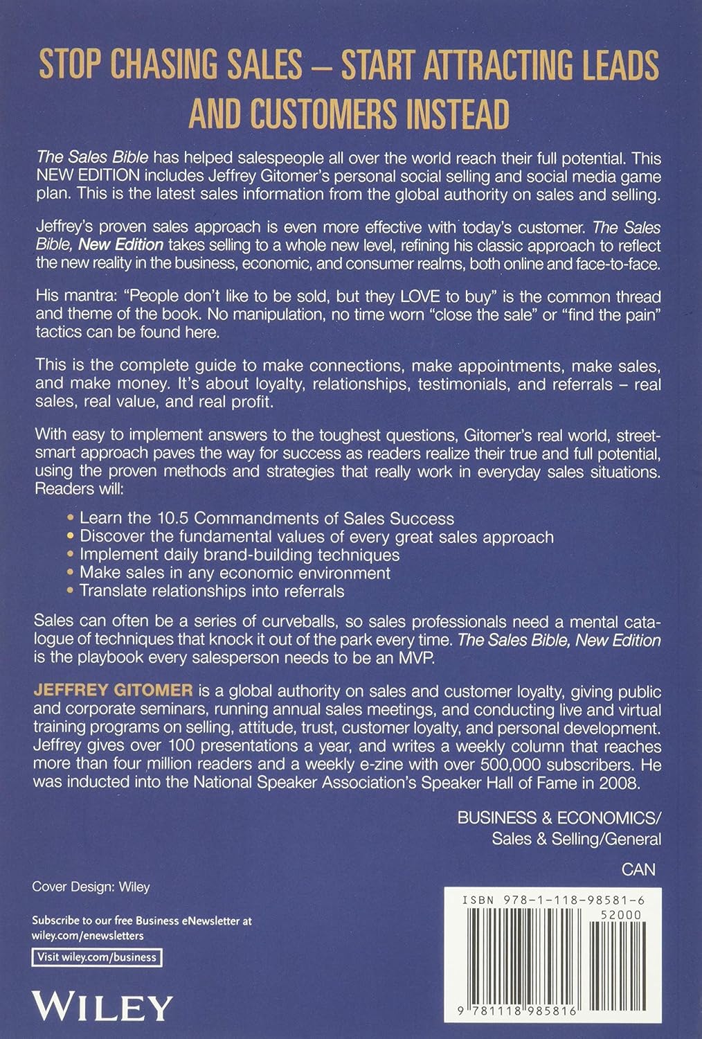 The Sales Bible, New Edition: The Ultimate Sales Resource