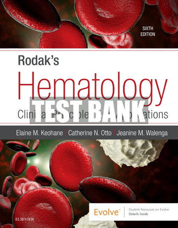 Test Bank Rodak's Hematology, 6th - 2020