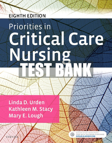 Test Bank Priorities in Critical Care Nursing, 8th - 2020