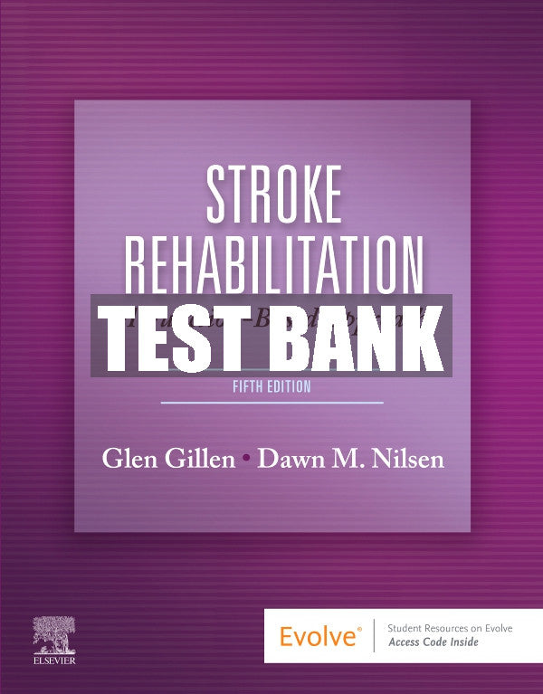 Test Bank Stroke Rehabilitation, 5th - 2021