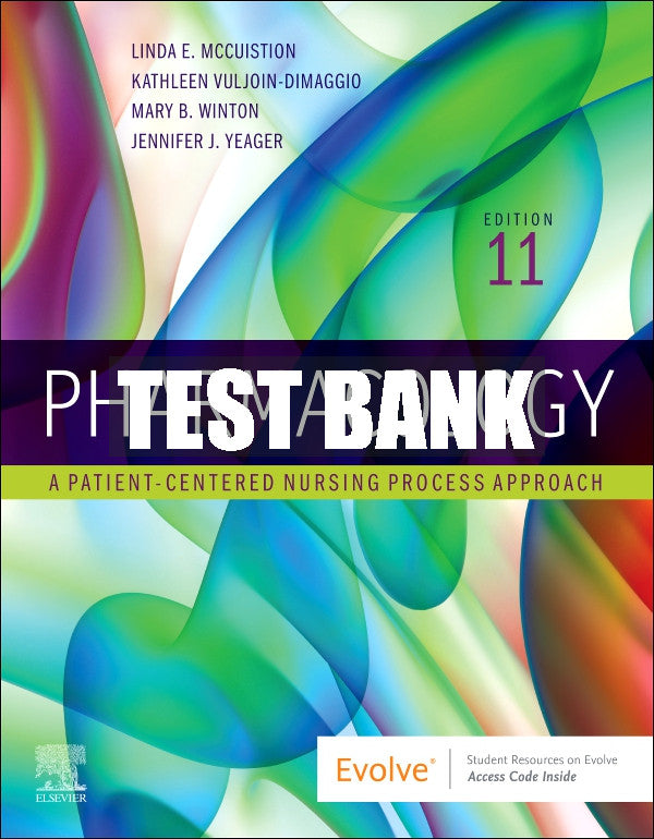 Test Bank Pharmacology, 11th - 2023