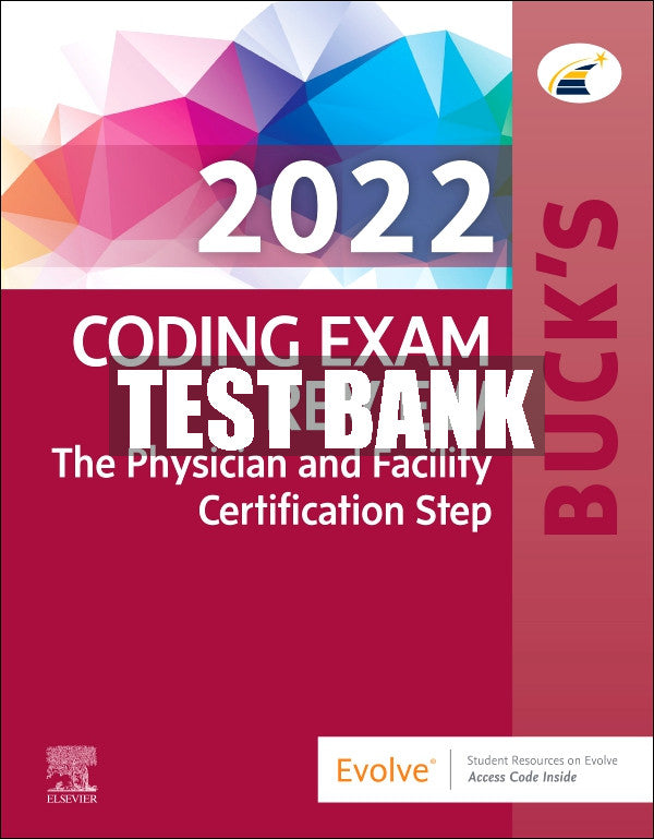 Test Bank Buck's Coding Exam Review 2022, 1st - 2022