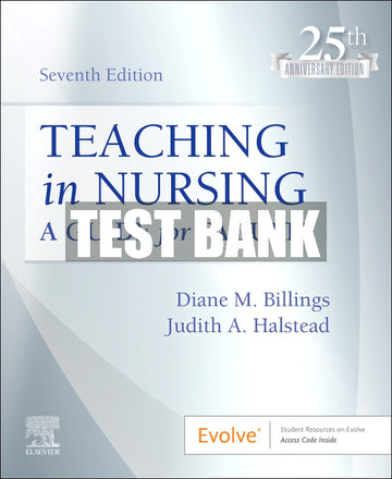 Test Bank Teaching in Nursing, 7th - 2024