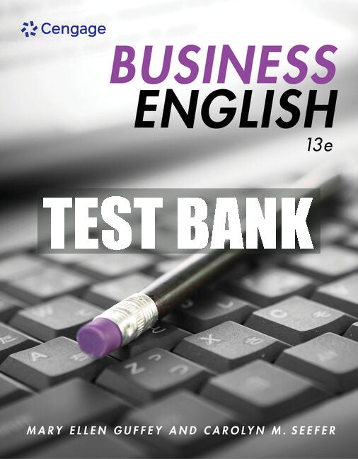 Test Bank Business English