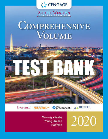 Test Bank South-Western Federal Taxation 2020: Comprehensive