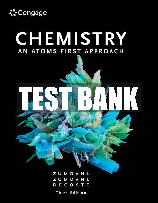 Test Bank Chemistry: An Atoms First Approach