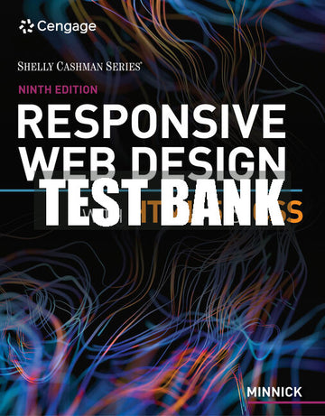 Test Bank Responsive Web Design with HTML 5 & CSS