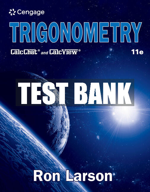 Test Bank Trigonometry
