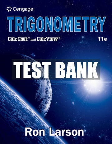 Test Bank Trigonometry