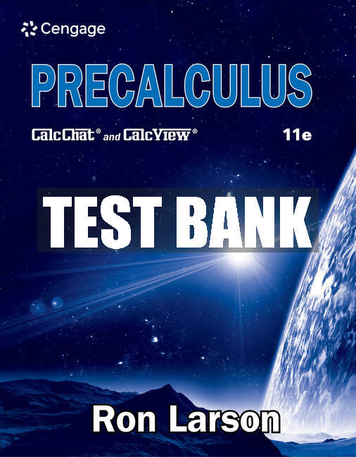 Test Bank Precalculus