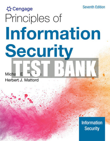 Test Bank Principles of Information Security