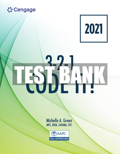 Test Bank 3-2-1 Code It! 2021