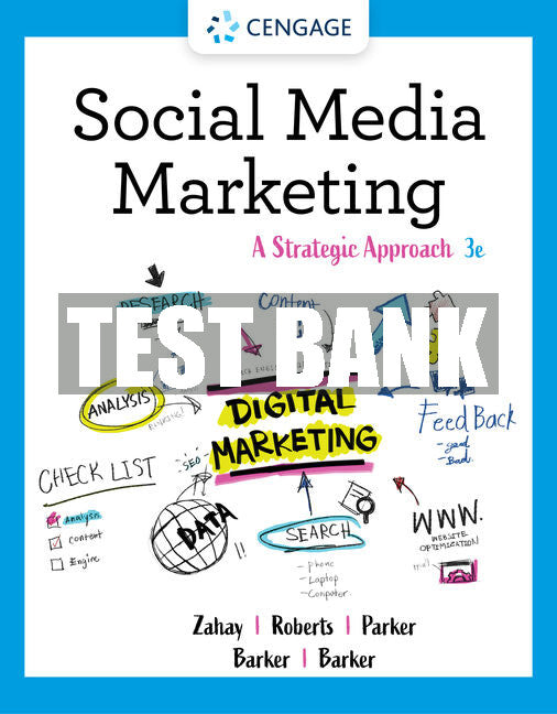 Test Bank Social Media Marketing: A Strategic Approach
