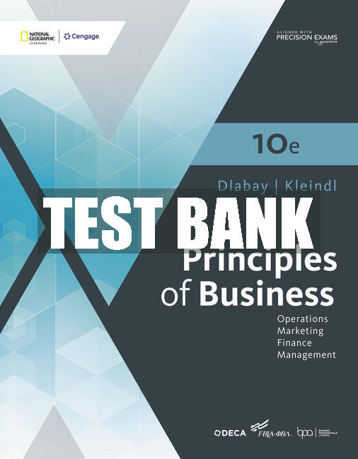 Test Bank Principles of Business