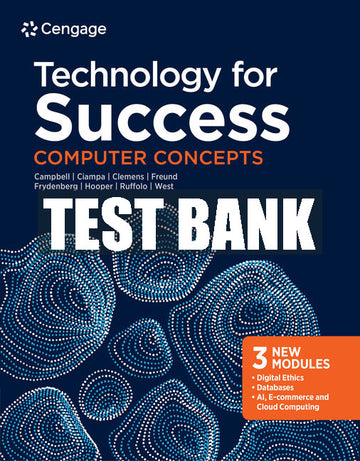 Test Bank Technology for Success: Computer Concepts