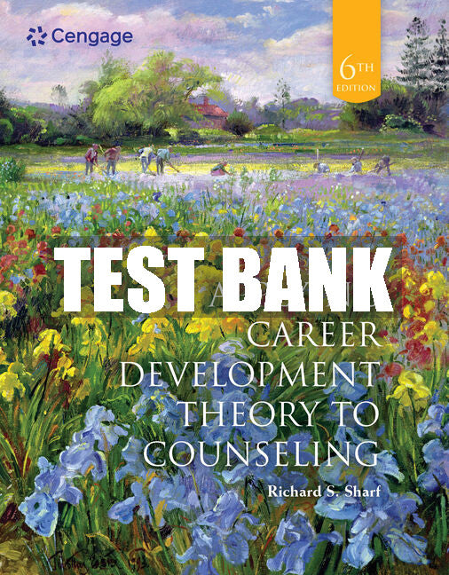 Test Bank Applying Career Development Theory to Counseling