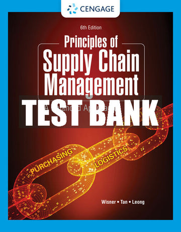 Test Bank Principles of Supply Chain Management: A Balanced Approach