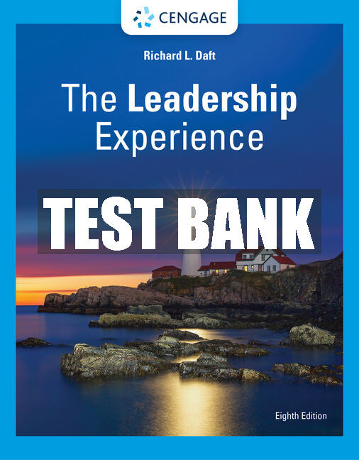 Test Bank The Leadership Experience