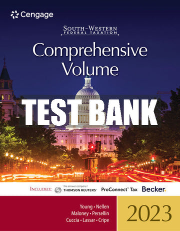 Test Bank South-Western Federal Taxation 2023: Comprehensive