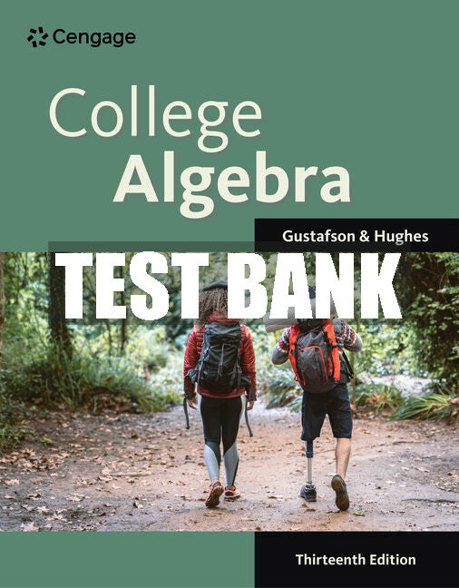 Test Bank College Algebra