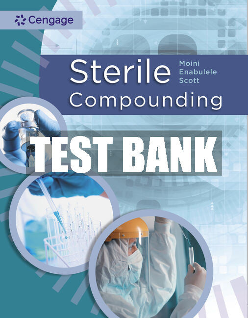 Test Bank Sterile Compounding