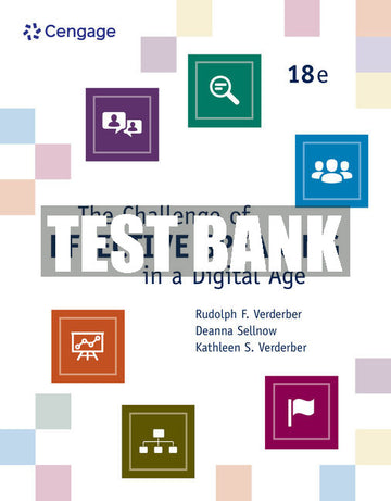 Test Bank The Challenge of Effective Speaking in a Digital Age