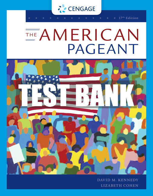 Test Bank The American Pageant