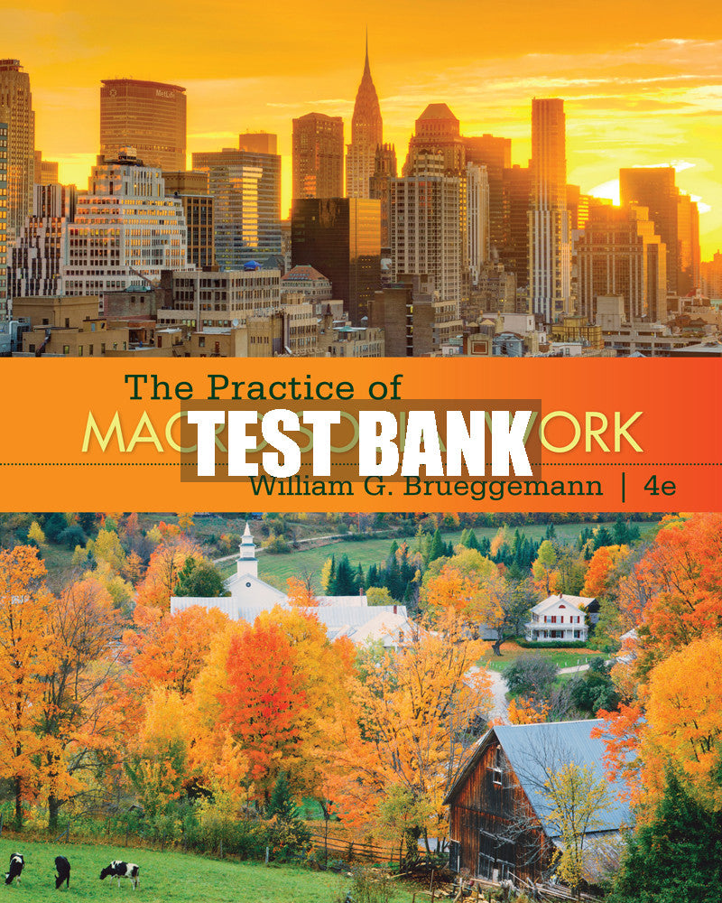 Test Bank The Practice of Macro Social Work