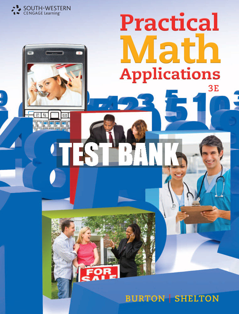 Test Bank Practical Math Applications
