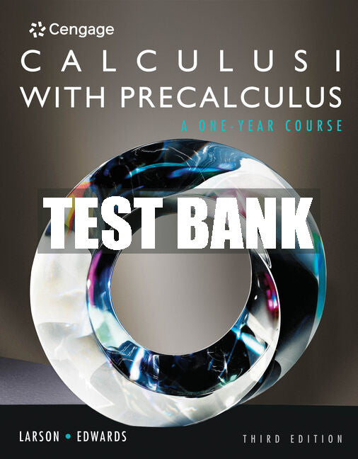 Test Bank Calculus I with Precalculus
