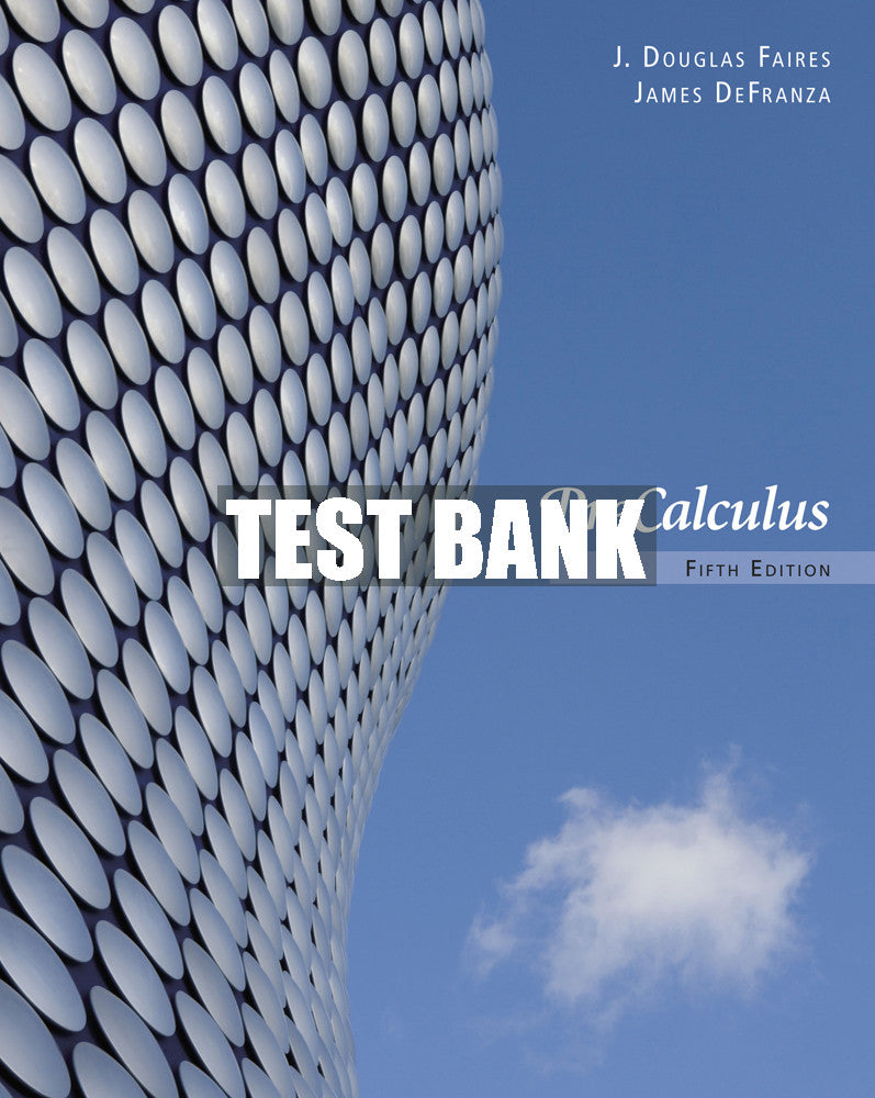 Test Bank Precalculus