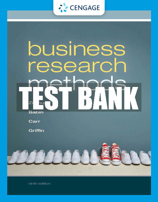 Test Bank Business Research Methods