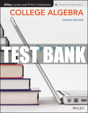 Test Bank College Algebra, 4th Edition