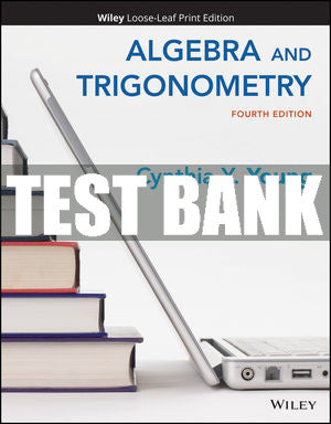 Test Bank Algebra and Trigonometry, 4th Edition