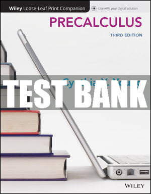 Test Bank Precalculus, 3rd Edition
