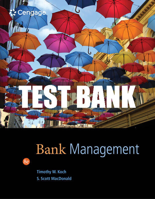 Test Bank Bank Management
