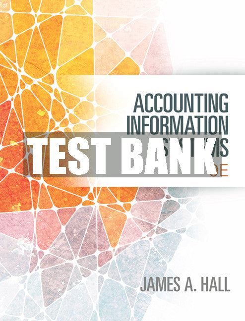 Test Bank Accounting Information Systems
