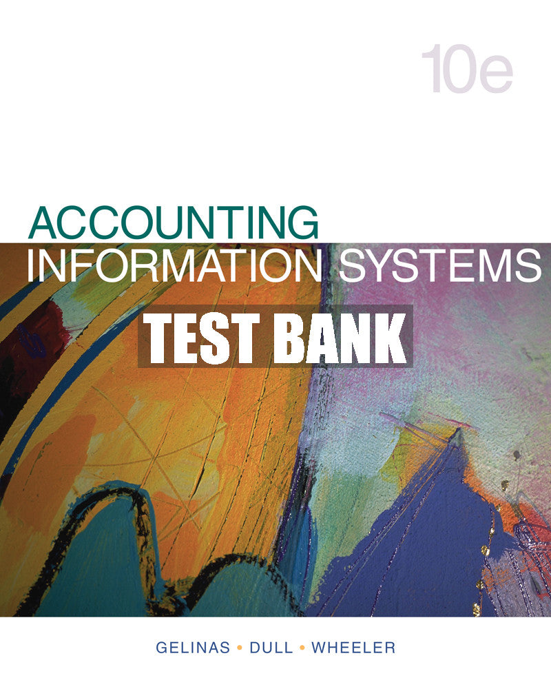 Test Bank Accounting Information Systems