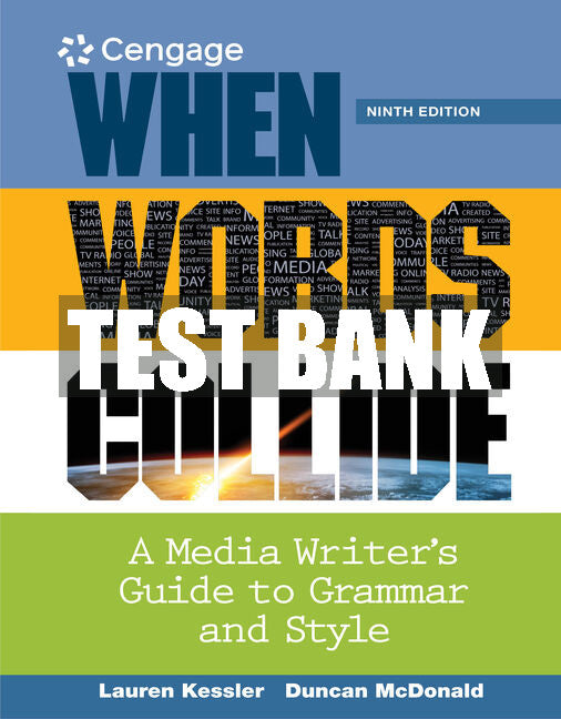 Test Bank When Words Collide