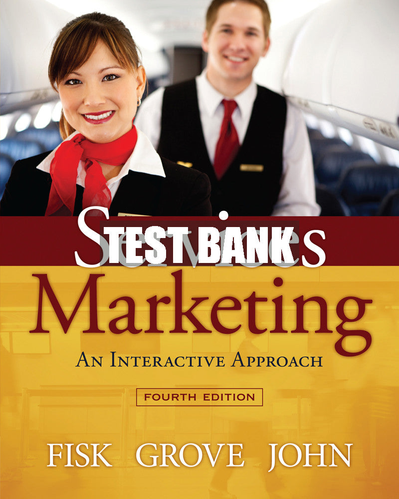 Test Bank Services Marketing Interactive Approach