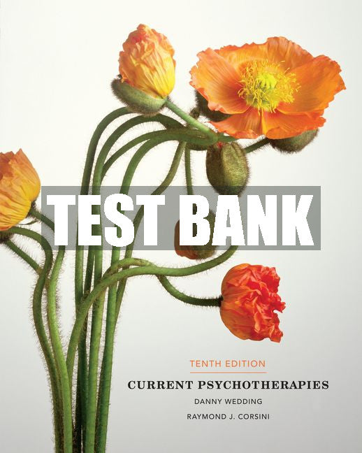 Test Bank Current Psychotherapies