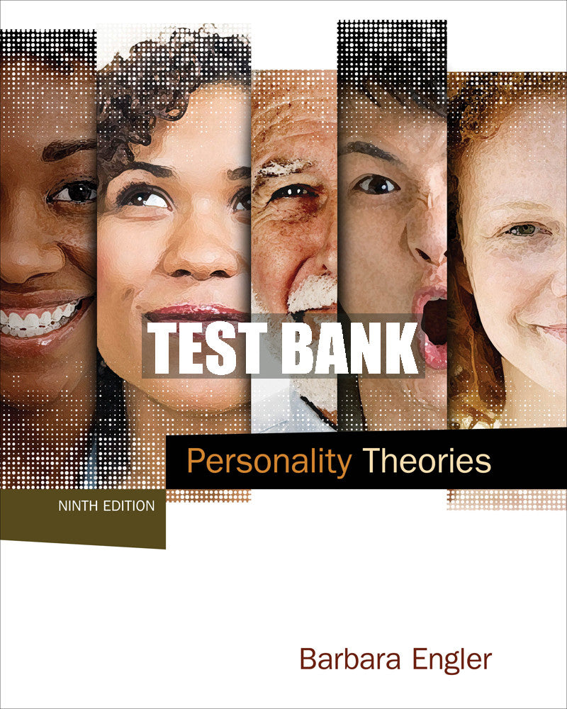 Test Bank Personality Theories