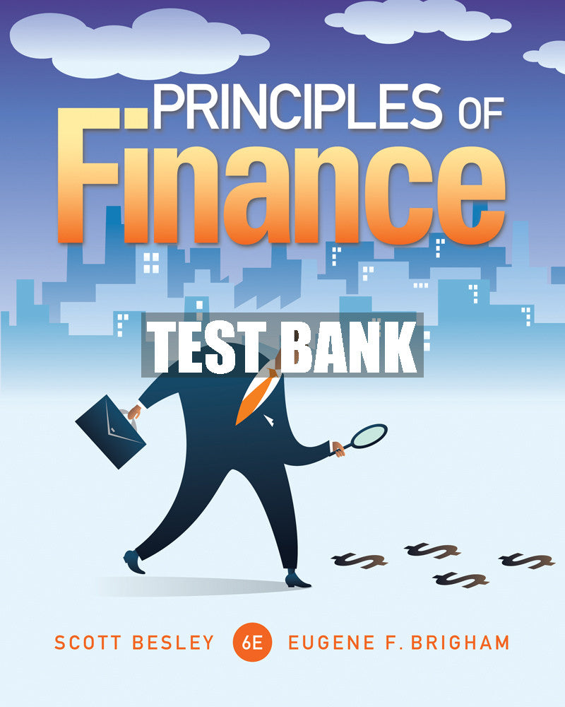Test Bank Principles of Finance