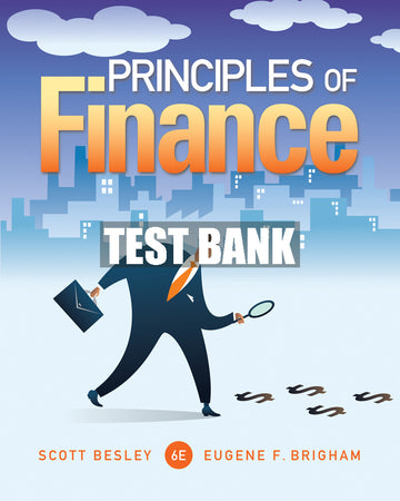 Test Bank Principles of Finance