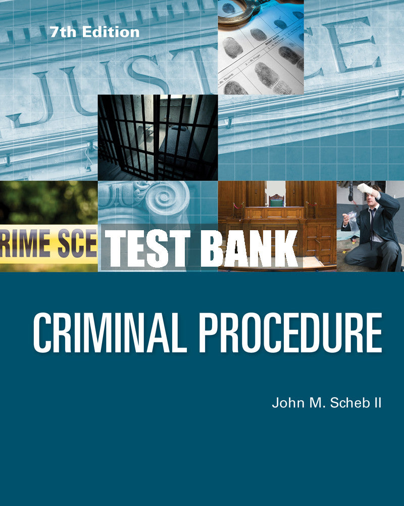 Test Bank Criminal Procedure