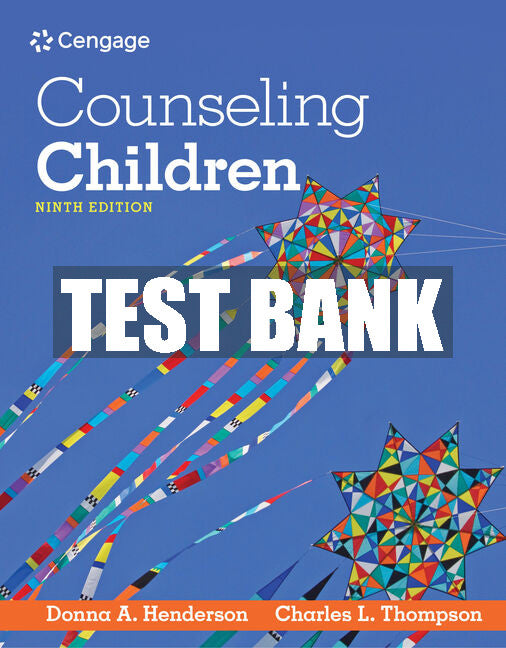 Test Bank Counseling Children