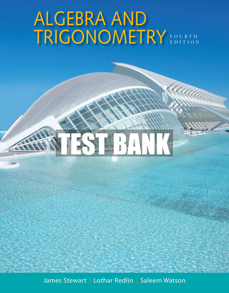 Test Bank Algebra and Trigonometry