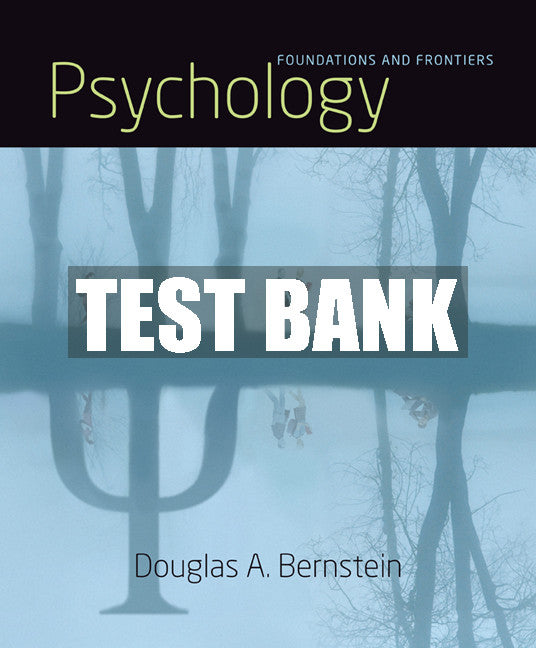 Test Bank Psychology